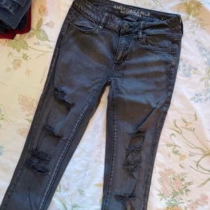 AE ripped skinny jeans!